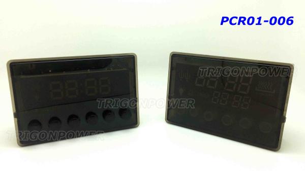 Cheap Transparent Brown 6 Buttons Digital Oven Timer Manual Input For Built In Oven for sale