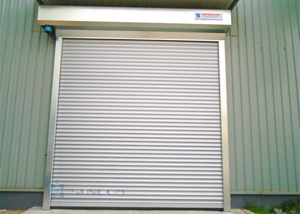 Cheap Galvanized Steel Security Door With Remote Control For Outdoor Use for sale