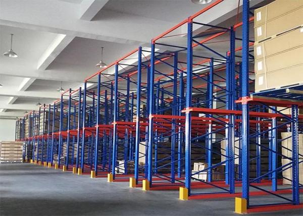Cheap Safety Handling Drive Through Pallet Racking , Drive In Drive Through Racking System for sale