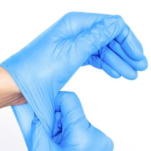 China OEM Chemical Resistant Disposable Nitrile Gloves S-XL 100glove/Box on sale