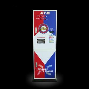Game Center Tokens Currency Exchange ATM Coin Change Machine Speed 1200pcs / Min