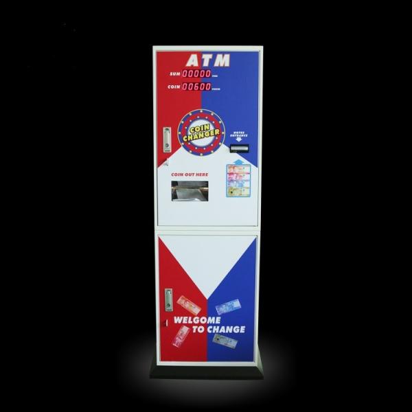 Cheap Game Center Tokens Currency Exchange ATM Coin Change Machine Speed 1200pcs / Min for sale