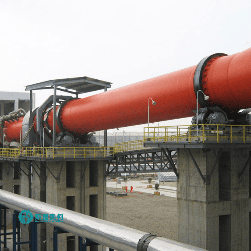 China Continuous Automatic Rotary Kiln Calcination With PID Temperature Control on sale