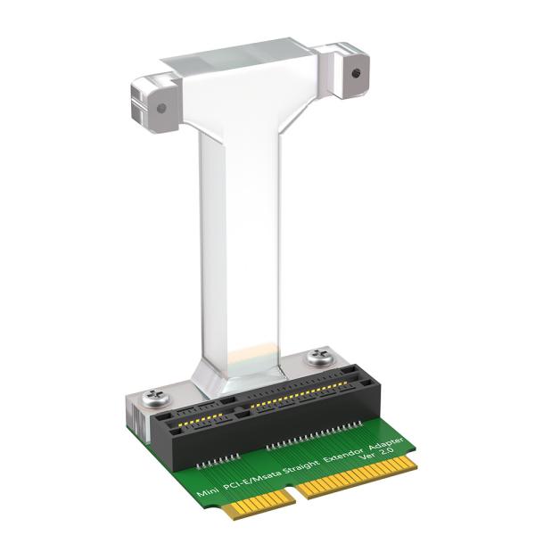 Cheap Mini PCI-E/mSATA Adapter (Vertical installation) for 3G/4G, WWAN LTE ,GPS and MSATA card. for sale