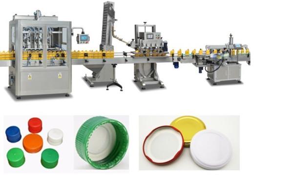 Cheap Linear Automatic Glass Bottle Capping Machine Power Height Adjustable for sale