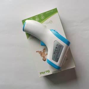 Backlit LCD Display Non Contact Body Thermometer C~F Unit Switch With Alarm Function