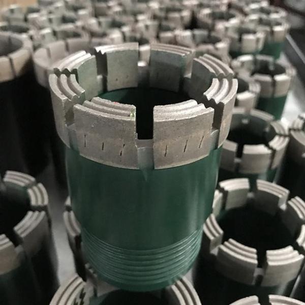 Cheap NX HX Impregnated Diamond Core Bit Reaming Shell For Mining Exploration Drilling for sale