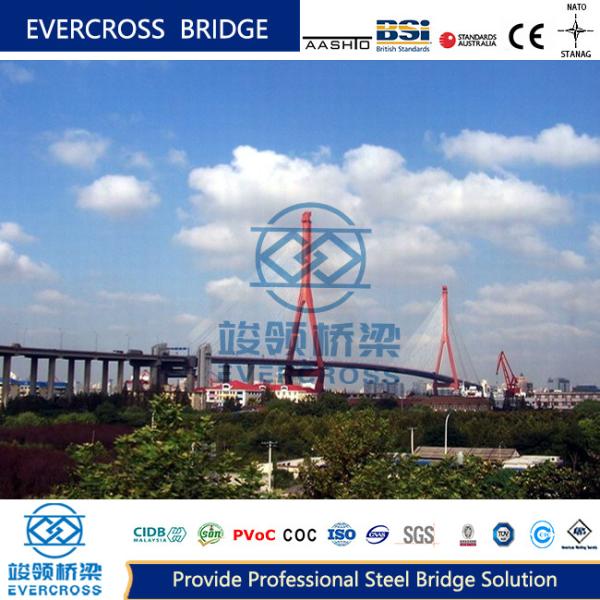 Cheap Customizable Cable Stayed Bridge Fast Installed Prefabricated Truss Bridge for sale