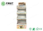 Color Printing Cardboard Display Stands Custom Made Folding Corrugated Paper