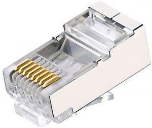 Cheap White Cat6 Ftp 8p8c Rj45 Modular Plug ABS/PC Material For Audio Video RJ45 for sale