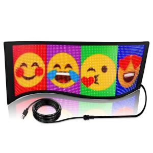 Best Smart APP Controlled Flexible LED Screen for Customized Message Display on Indoor Signage wholesale