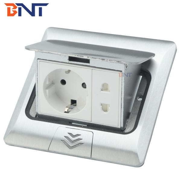 Cheap silver  Stainless steel  material floor pop up socket box for sale