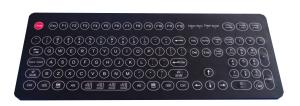 Best Robust polycarbonate cased washable membrane keyboard with numeric keypad wholesale