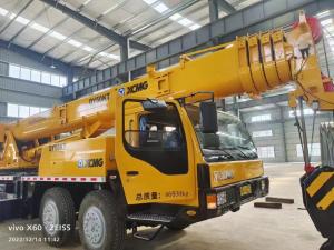 Best Used XCMG 50 Ton Truck Mounted Crane QY50K 4 Axles 56m boom jib length wholesale