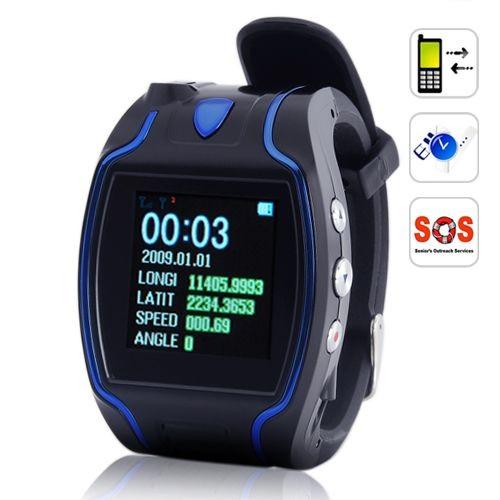 Cheap Watch Phone GPS Tracker W/ SOS Button For Emergent Call & Position Coordinates LED Display for sale