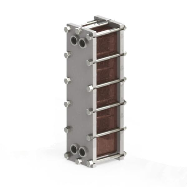 Cheap Brazed Plate Co2 Heat Exchanger Heat Transfer Plate Heat Exchanger for sale