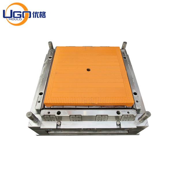 Cheap Square Table Plastic Injection Mould Rattan Table With Leg 2 Cavity Cold Runner for sale