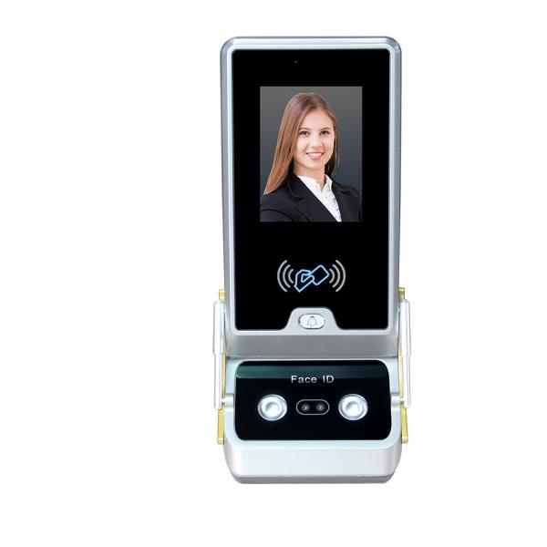 Cheap Biometric Facial Face Recognition Fingerprint Password Key Access Control Device Attendance Machine Door Lock System Ele for sale