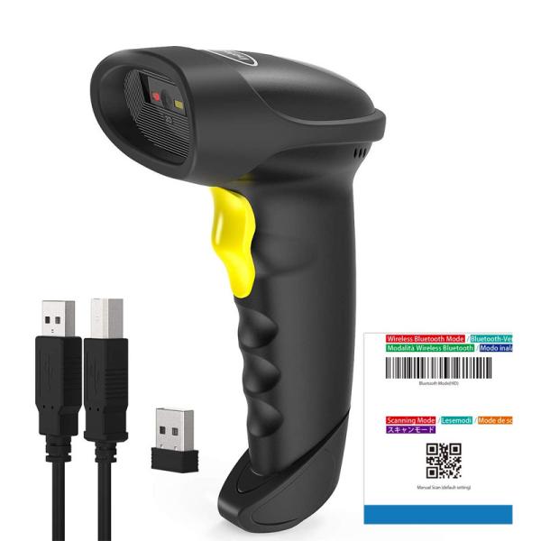 Cheap Android Qr Code Handheld 1D 2D Wireless Barcode Scanner With USB2.0 for sale