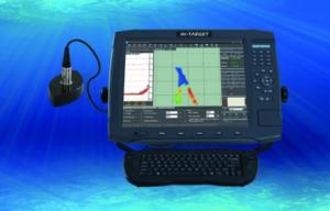 HD-Max Echo Sounder and transducer With Efficient, High-speed sounding performance