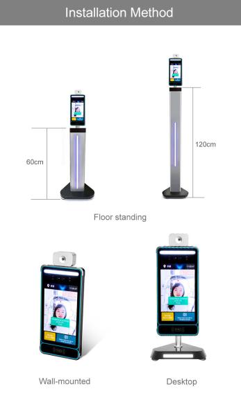 Cheap 24000pcs Face Recognition Attendance and Temperature Measure Smart Security Devices for sale