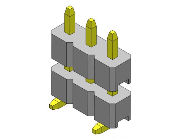 Cheap SMT TYPE PCB Header Connector 2.00mm Single Row Pin Header 1*2PIN To 1*40PIN for sale