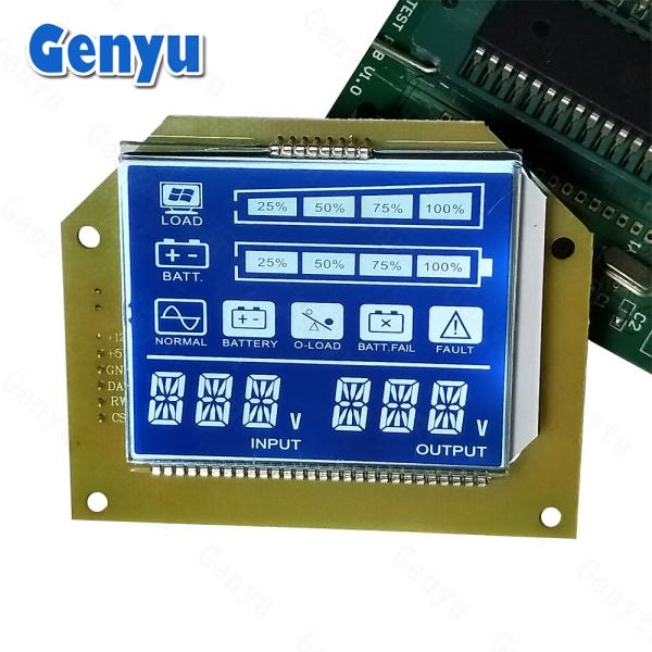 Cheap TN LCD Screen LCD Segment Display Dark Background White Backlight SMT_HT1621 for sale