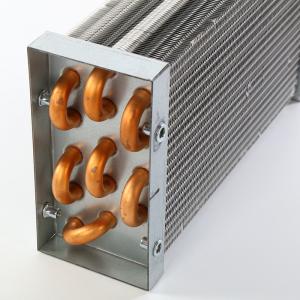 China Aluminum Finned Tube Heat Exchanger Condenser Coil for Chiller Freezer on sale