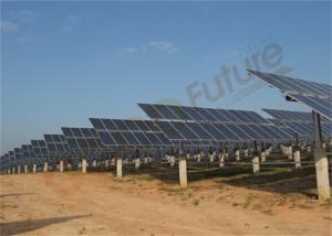 Automatic Single Axis Smart Solar Tracking System 18m/S Hot Galvanizing
