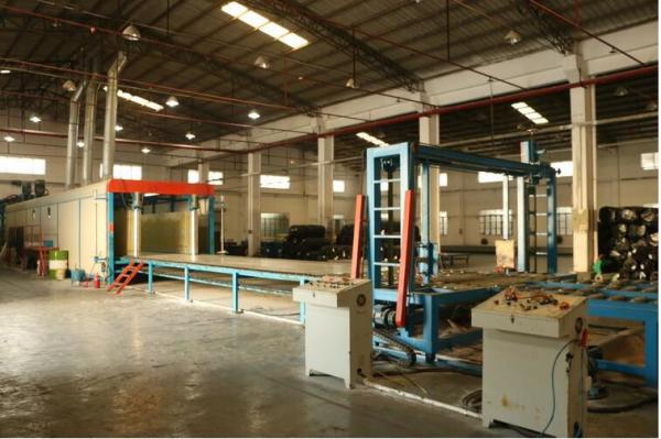Cheap Polystyrene Flexible Sponge Production Line / Continuous Foaming Machine For Mattress for sale