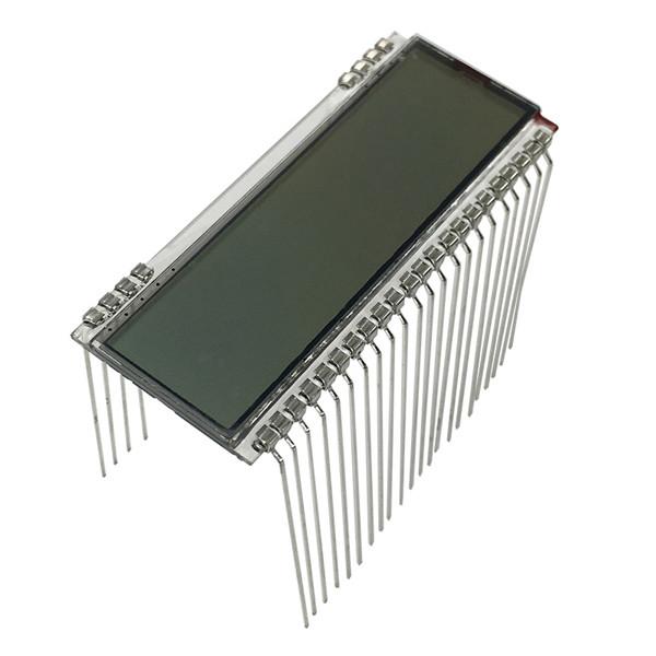 Cheap Alphanumeric 7 Segment LCD Display HTN For Water Energy Electric Meter Front Screen for sale