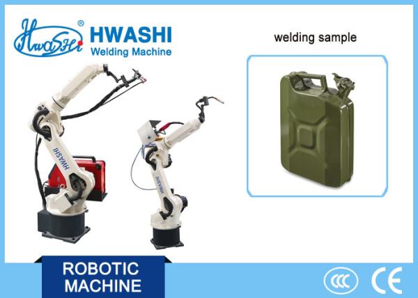 Cheap Precise Aluminum Plate Tig Automatic Welding Robot 6 Axis For Stacking / Transporting for sale