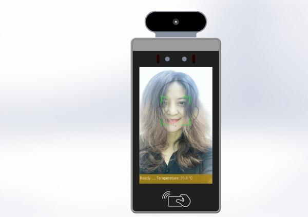 Cheap VESA Mounted 8 Inch POE Android Tablet With Software For Facial Recognition And Temperature Testing for sale