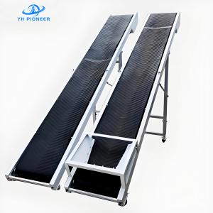 High Capacity Inclined Belt Conveyor With 50CM/60CM/80CM Width Options Customizable Length For Efficient Material Handling