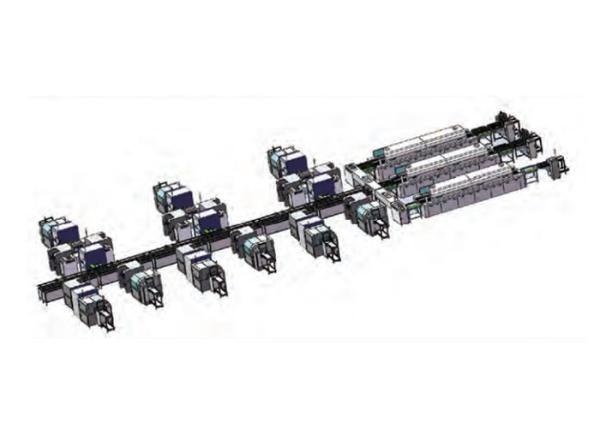 Cheap Multi-Wire SMT Assembly Line Three Reflows Mesh Belt Reflow Oven Wiring Scheme for sale