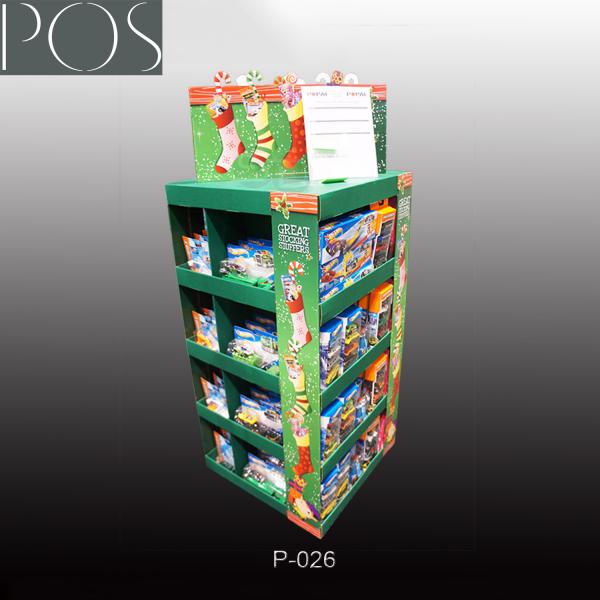 Cheap Custom PDQ stationery Pallet display stand with four sides for sale