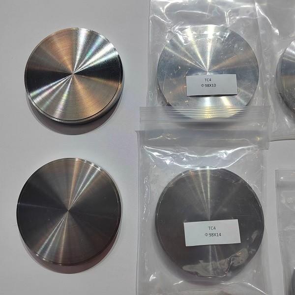 Cheap Titanium Sputtering Target 100*45mm 100*40mm Ti Ti-Al Zr Cr For PVD Coating for sale