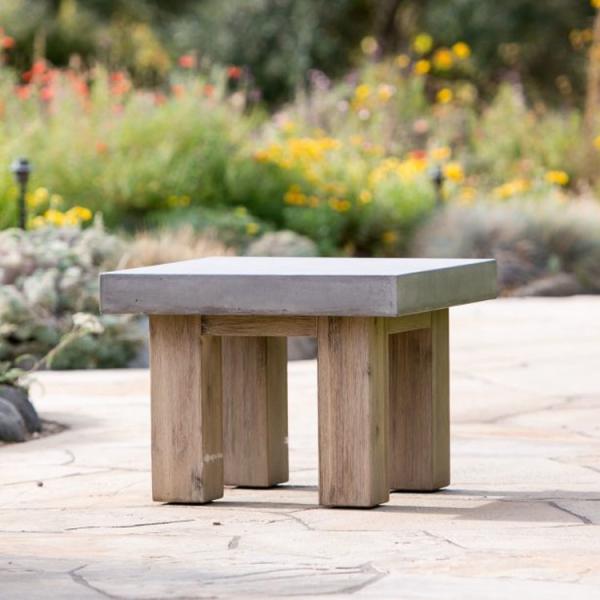 Cheap Direct Factory Modern Concrete Table Furniture Set for Patio Concrete Table Decoration for sale