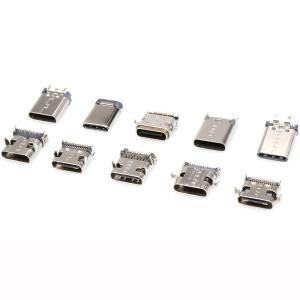 Best 24P USB 3.1 Type C Receptacle 24-pin Fast Charging Port Female Socket Jack PCB Connector wholesale