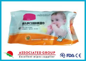 Best Household Baby Wet Wipes Nonwoven Fabric Baby Hand / Mouth Exclusive Tissue wholesale