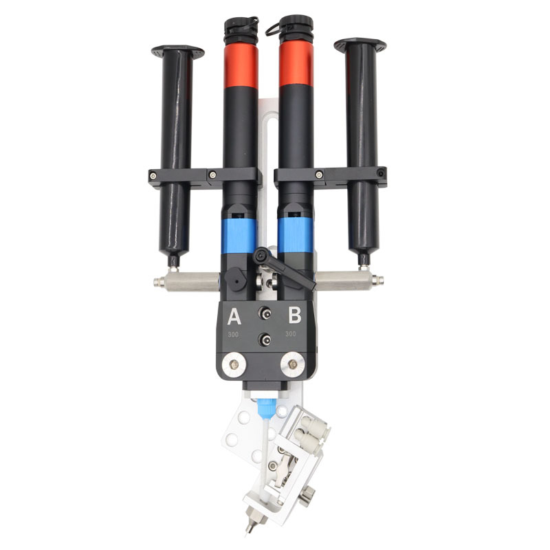 Dispensing Valve for Mixing Two Different Kinds of Glue with Efficiency