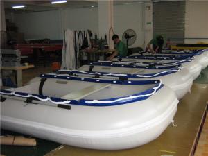 14.1 Ft Small Inflatable Water Games , Dive Inflatable Power Boat Abrasion Proof