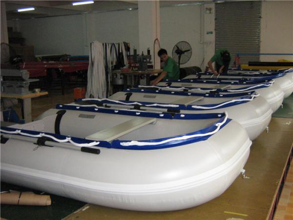 Cheap 14.1 Ft Small Inflatable Water Games , Dive Inflatable Power Boat Abrasion Proof for sale