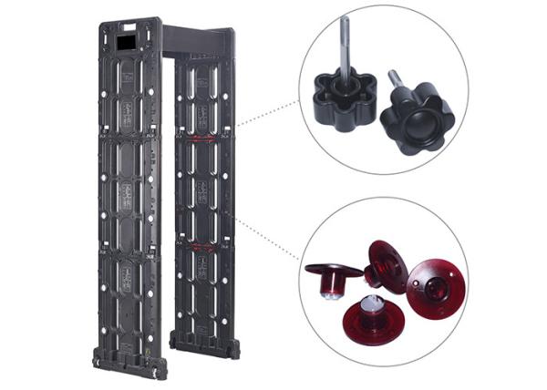 Cheap Touch screen 24 zones Walk Through Metal Detector deep search with Wireless connection for sale