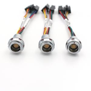 China Custom Cable Harness BEG 0K Series 9 Pin Waterproof Socket Connector on sale