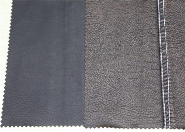 Cheap Embossed PU Washed Leather PU + Viscose + Polyester Composition Anti - Mildew for sale