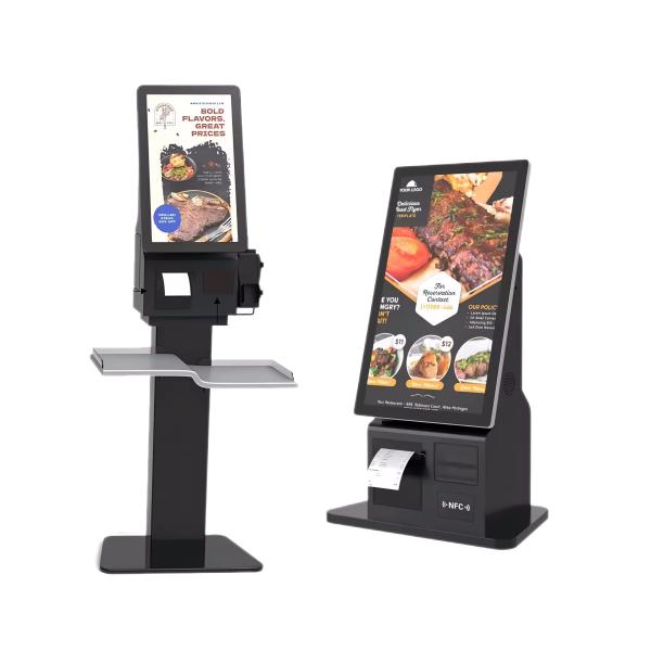 Cheap Tabletop Self Ordering Kiosk with Voice Recognition and Customizable Logo for sale
