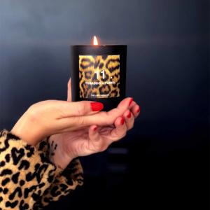 Best 100% Natural Organic Handmade Jar Candles Scented Soy Wax Candle Leopard Printing wholesale