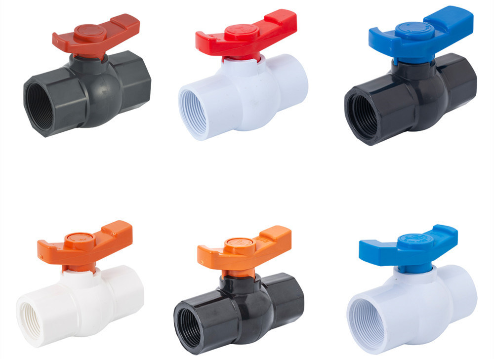 Nb-Qxhy 1&prime;&prime;-8&prime;&prime; PVC Red Handle Compact PVC/UPVC Butterfly Valve with Nice Price
