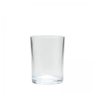 China Transparent Empty Glass Candle Holders 320ML Glass Candle Making Jars on sale